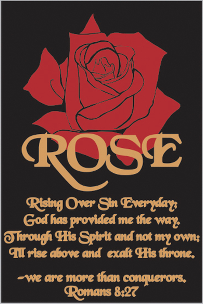 Rose Cards (Pack of 25)